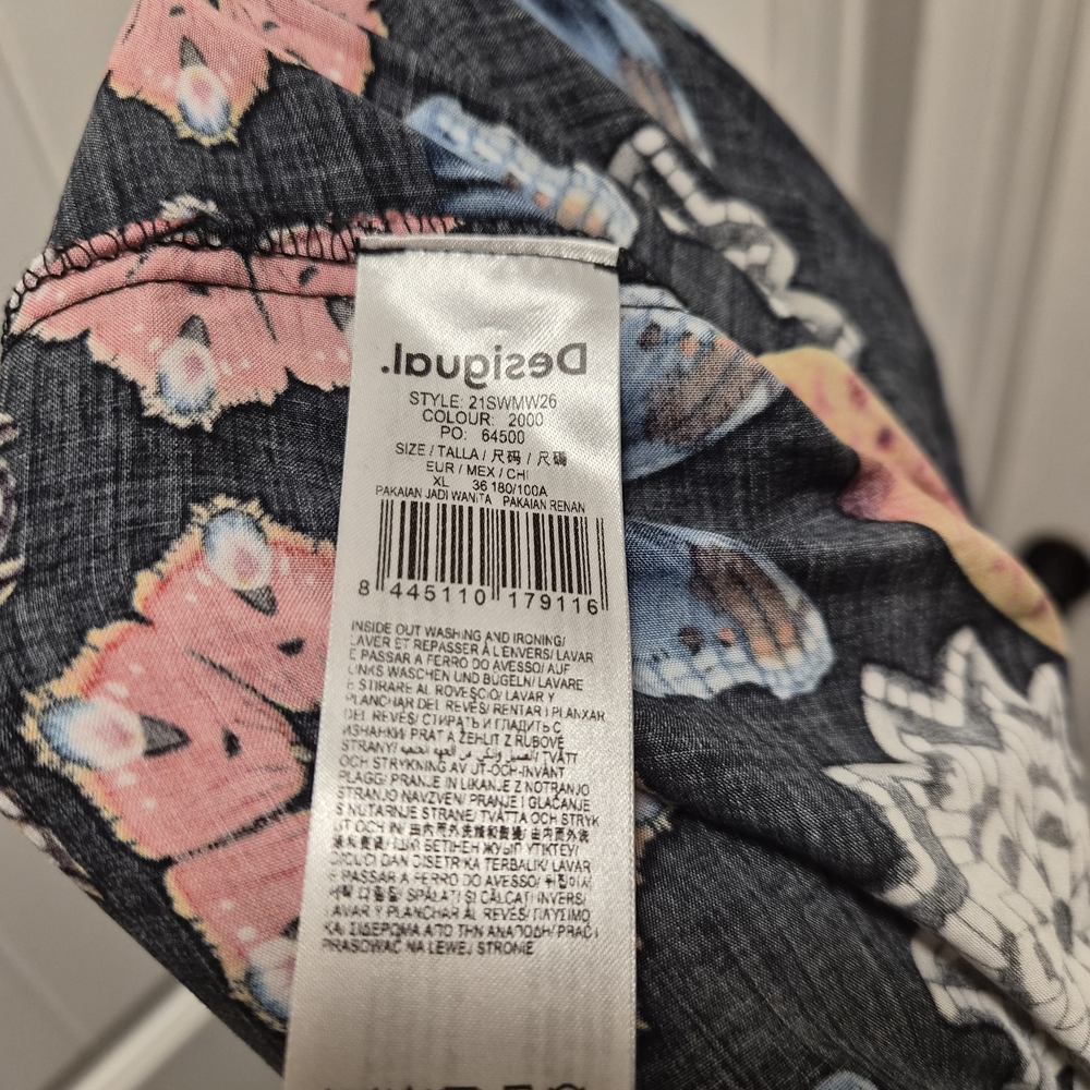 Desigual - Butterfly Wings Split Leg Palazzo Trouser - Picture 7 of 7